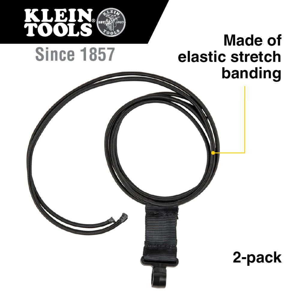 Klein 55664 Replacement Elastic Bands for Ironworker and Welder Backpack - 2