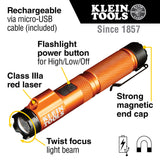 Klein 56040 Rechargeable Focus Flashlight with Laser - 7