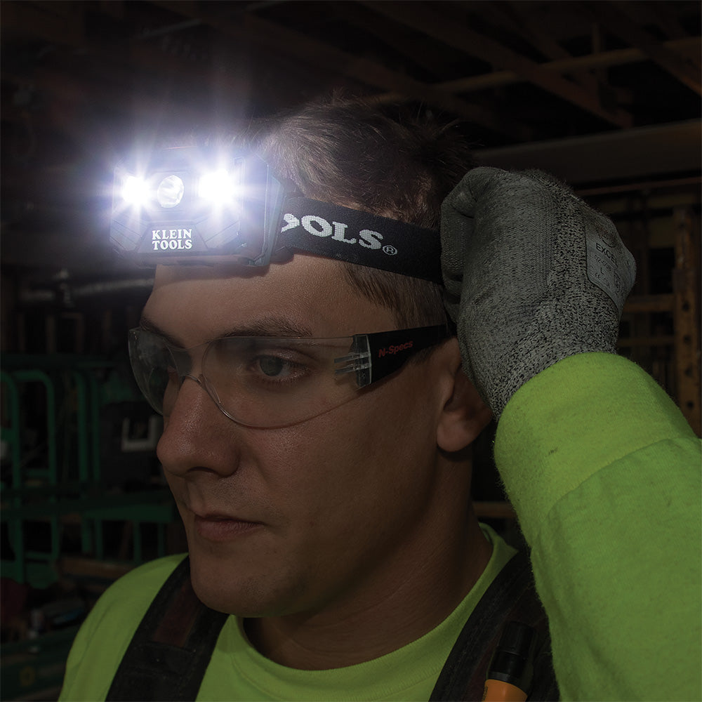 Klein 56048 Rechargeable Headlamp with Strap, 400 Lumen All-Day Runtime, Auto-Off - 4