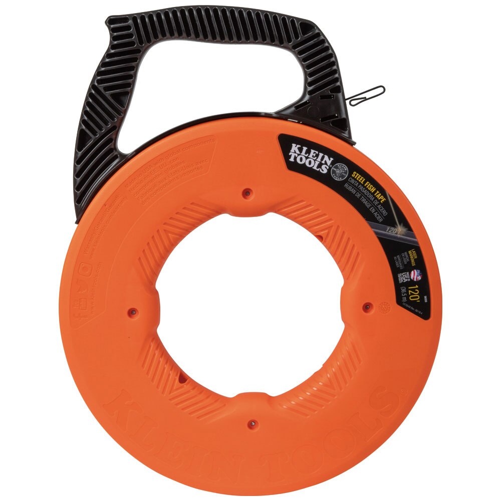Klein 56333 Steel Fish Tape, 1/8-Inch x 120-Foot - 2