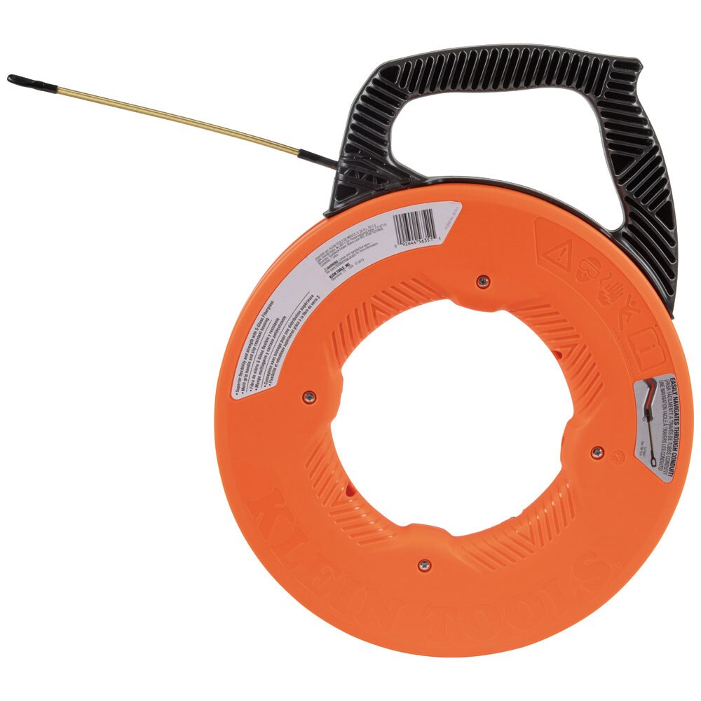Klein 56351 Fiberglass Fish Tape with Spiral Steel Leader, 100-Foot - 2