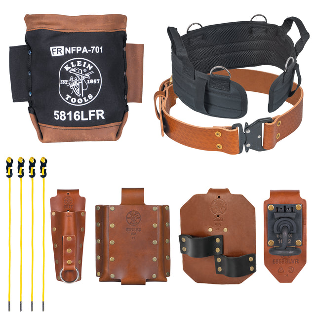 Klein 5800IWBXL Ironworker Complete Toolbelt System, Extra Large