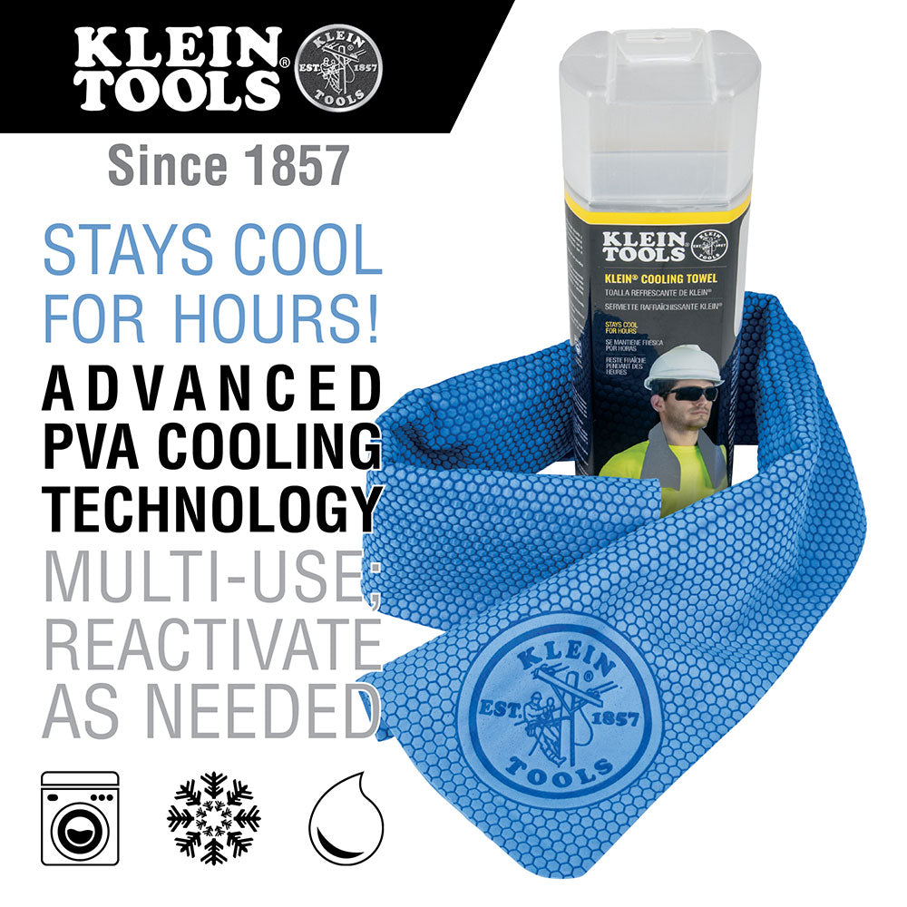 Klein 60090 Klein Cooling Towel, Blue - 5