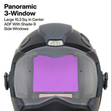 Klein Tools 60141 Phoenix Series Panoramic Welding Helmet with 15.3 Square Inch ADF and Integrated Cooling Fan - 2