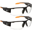 Klein 60172 PRO Safety Glasses, Wide Lens, 2-Pack