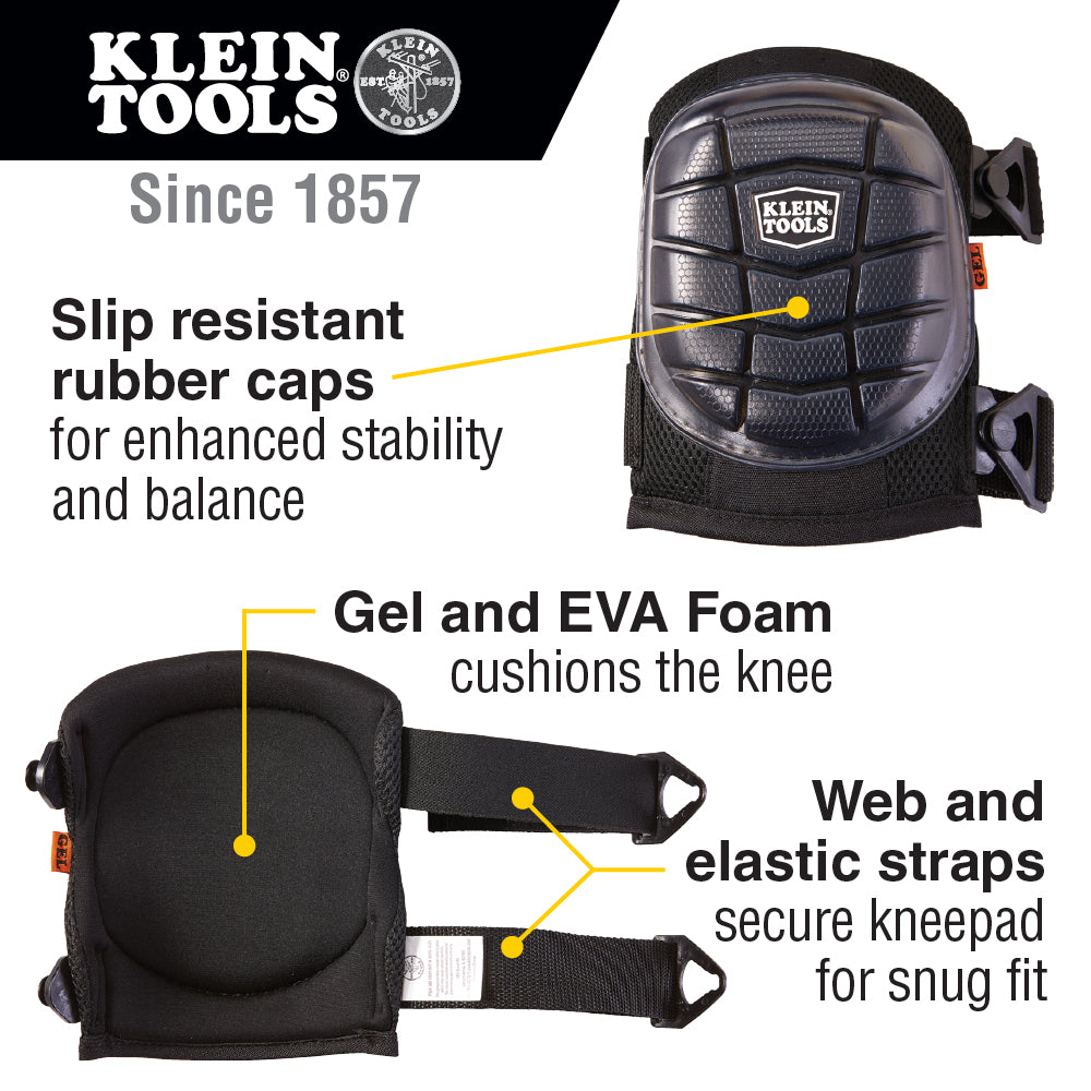 Klein Tools 60184 Lightweight Gel Knee Pads - 7