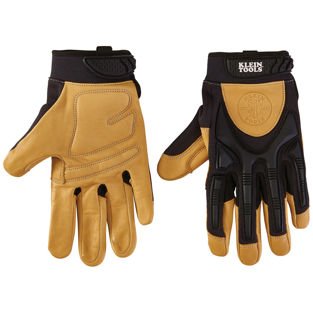 Klein Tools 60188 Leather Work Gloves, Large, Pair - 2