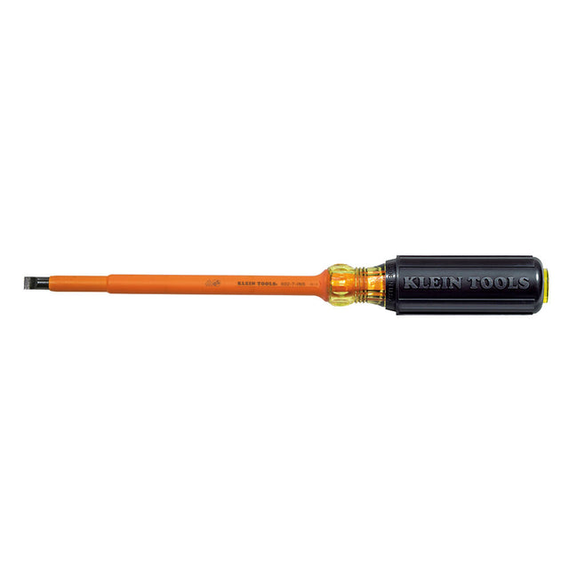 Klein Tools 602-7-INS Insulated Screwdriver, 5/16" Cabinet, 7"