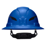 Klein Tools 60249T2 Class E Type 2 Non Vented Full Brim Hard Hat with Chin Strap Blue