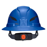 Klein Tools 60249T2 Class E Type 2 Non Vented Full Brim Hard Hat with Chin Strap Blue - 8