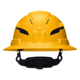 Klein Tools 60262T2 Class C Type 2 Vented Full Brim Hard Hat with Chin Strap Yellow