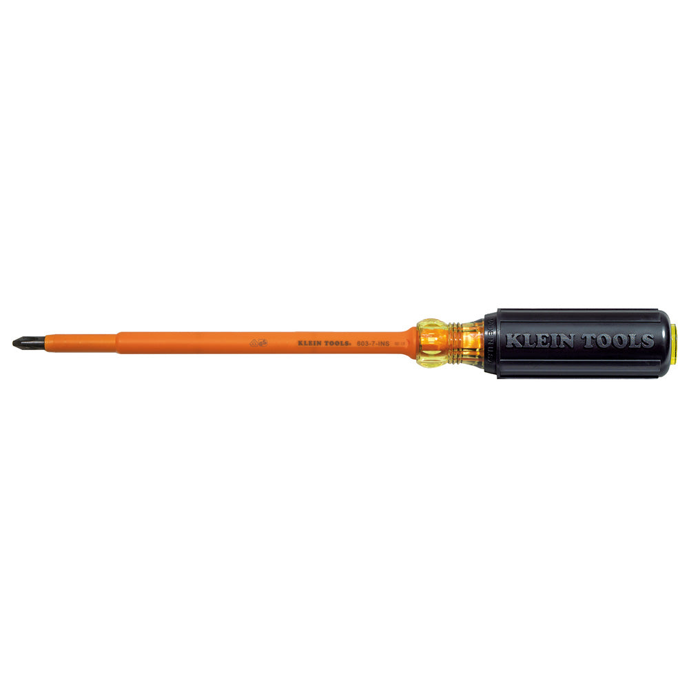 Klein Tools 6037INS Insulated #2 Phillips Screwcdriver, 7"