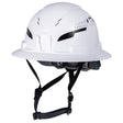 Klein Tools 60401T2 Type 2 Vented Full Brim Hard Hat Class C with Adjustable Vents, White