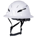 Klein Tools 60401T2 Type 2 Vented Full Brim Hard Hat Class C with Adjustable Vents, White