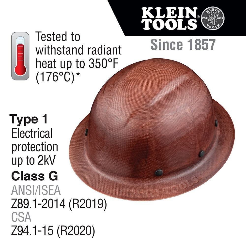 Klein 60452 Hard Hat, KONSTRUCT Series, Full-Brim, Class G - 2