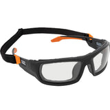 Klein 60470 Professional Full-Frame Gasket Safety Glasses, Clear Lens