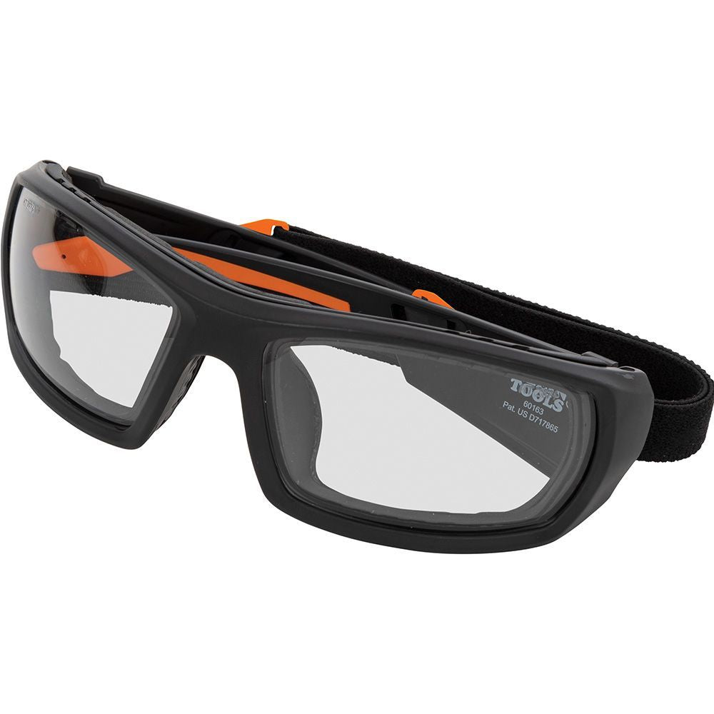 Klein 60470 Professional Full-Frame Gasket Safety Glasses, Clear Lens - 3