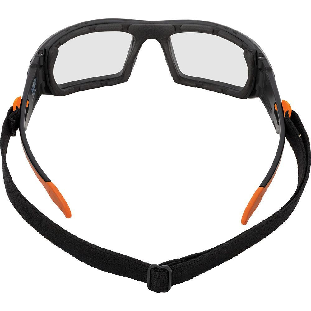 Klein 60470 Professional Full-Frame Gasket Safety Glasses, Clear Lens - 4