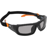 Klein 60471 Professional Full-Frame Gasket Safety Glasses, Gray Lens