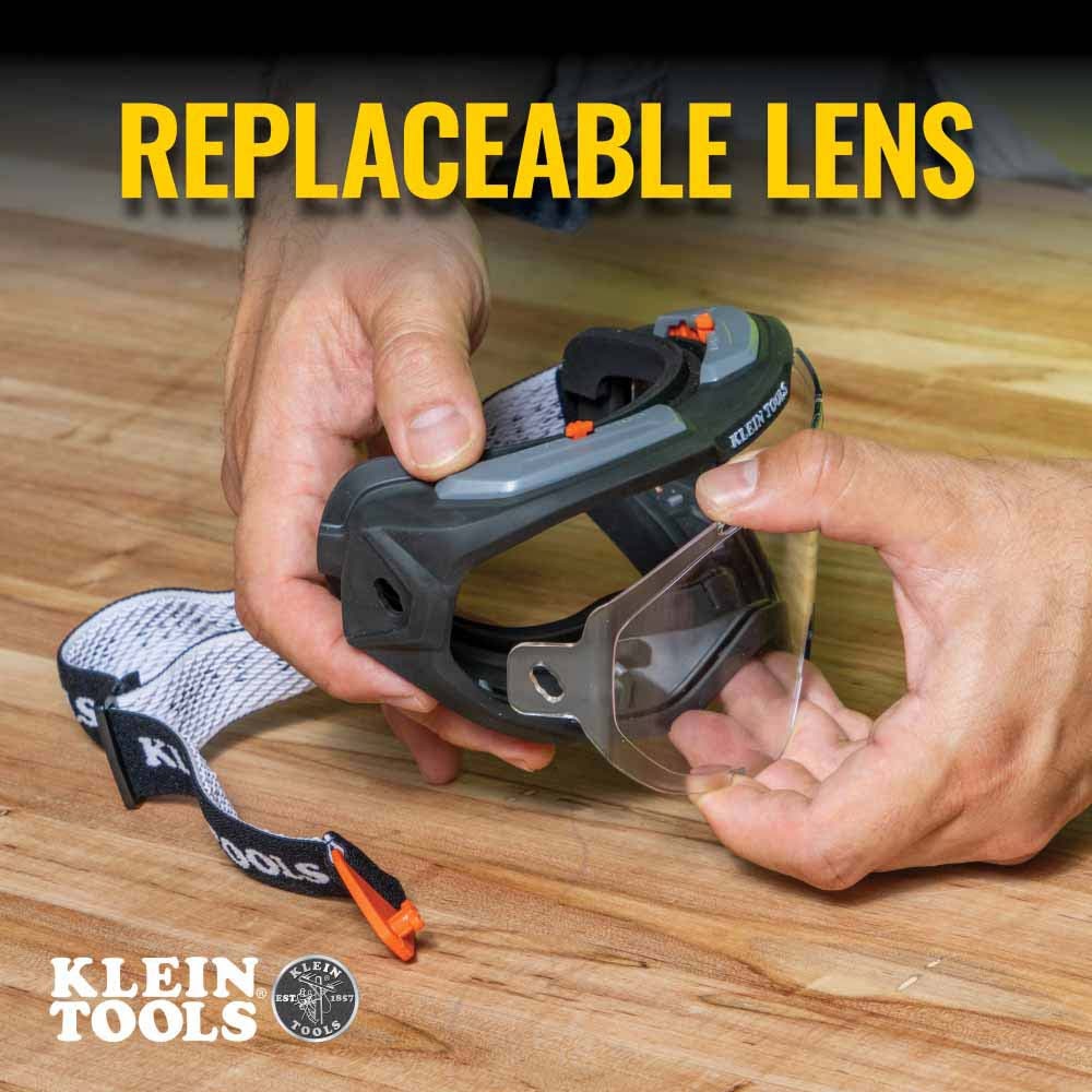 Klein 60481 Safety Goggles, Replacement Lens, Clear - 5