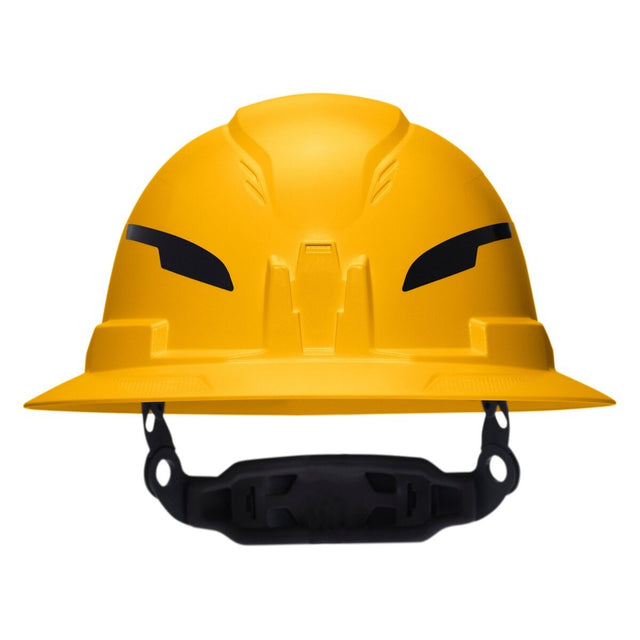 Klein Tools 60489T2 Class E Type 2 Non Vented Full Brim Hard Hat with Chin Strap Yellow