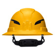 Klein Tools 60489T2 Class E Type 2 Non Vented Full Brim Hard Hat with Chin Strap Yellow