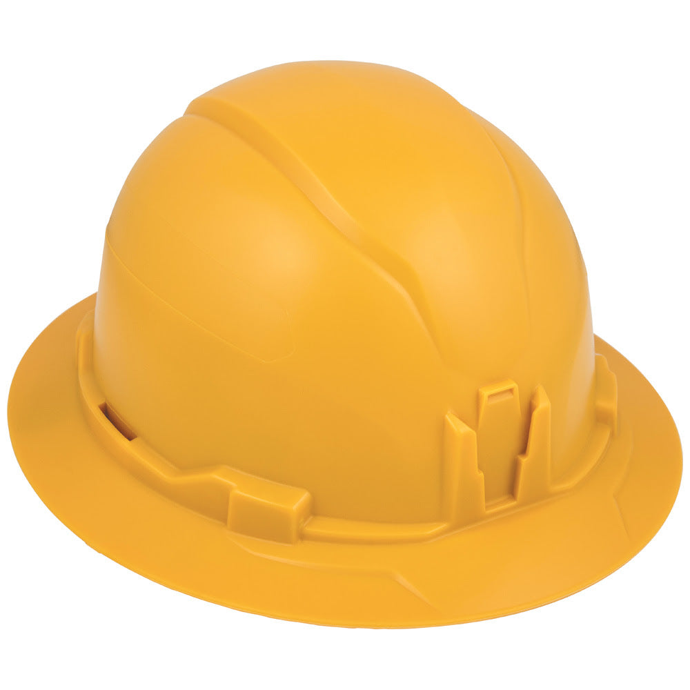 Klein 60489 Hard Hat, Non-Vented, Full Brim Style, Yellow - 3