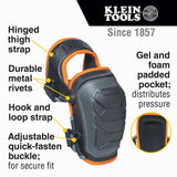 Klein 60491 Heavy Duty Hinged Knee Pads - 3