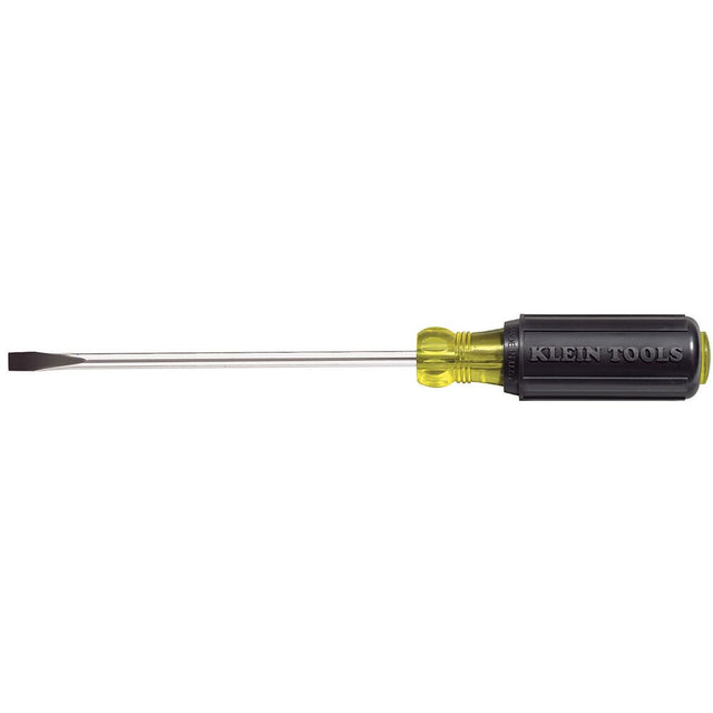Klein Tools 605-10 1/4" Cabinet Tip Screwdriver, 10" Shank