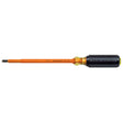 Klein Tools 605-7-INS Insulated 1/4" Cabinet Tip Screwdriver, 7"