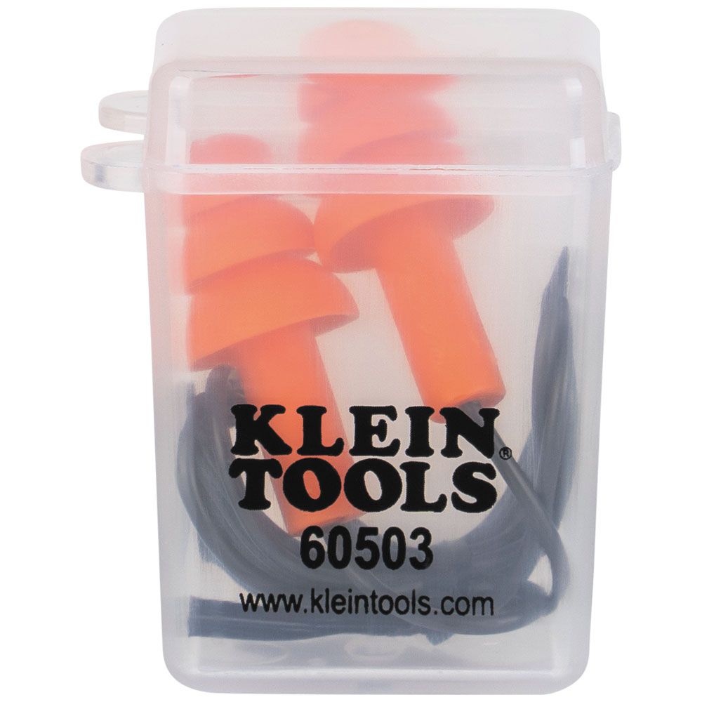 Klein 605036 Corded Earplugs, 6-Pair Pack - 5