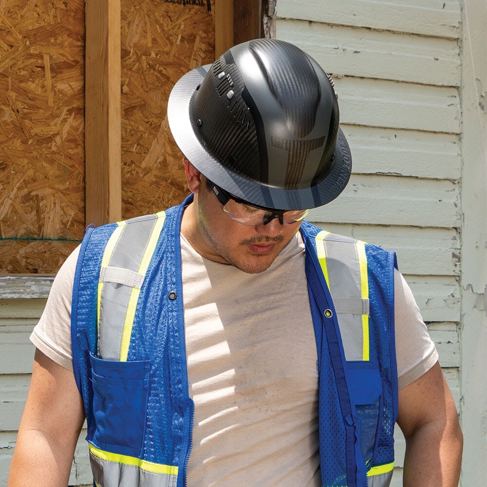 Klein 60513 Klein Carbon Fiber Full Brim Hard Hat, Spartan - 11