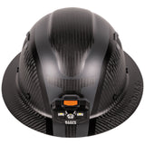 Klein 60514 Klein Carbon Fiber Full Brim Hard Hat with Headlamp, Spartan - 6