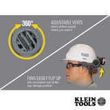 Klein 60523 Lightweight Cooling Fan for Hard Hats - 5