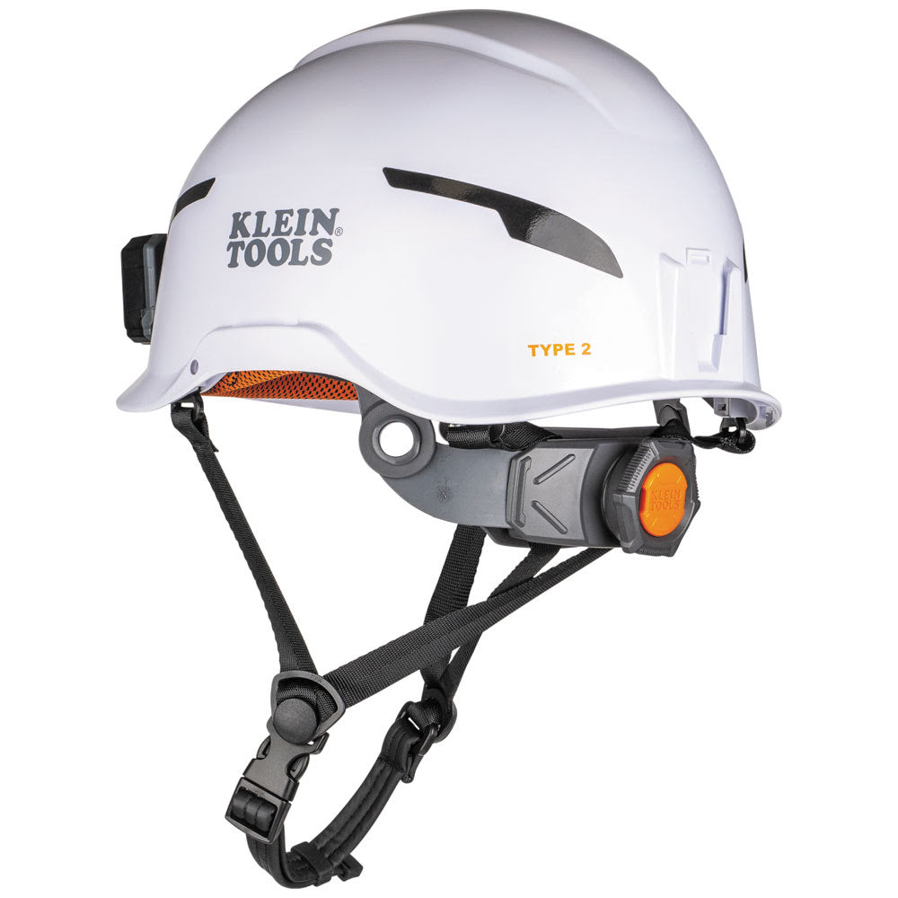 Klein 60525 Safety Helmet, Type-2, Non-Vented Class E, with Rechargeable Headlamp - 4