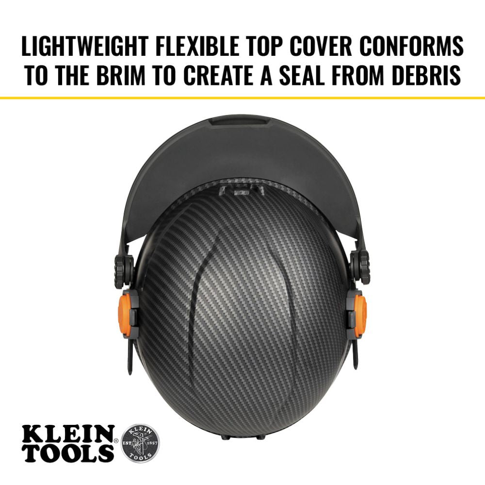 Klein 60528 Face Shield, Full Brim Hard Hat, Clear - 4