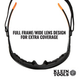 Klein 60538 Professional Full-Frame Gasket Safety Glasses, Indoor/Outdoor Lens - 3