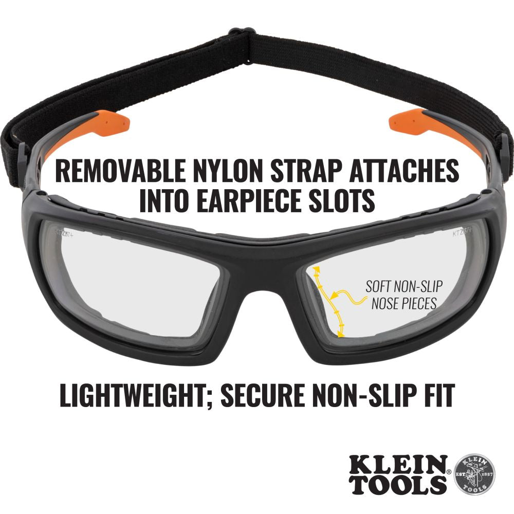 Klein 60538 Professional Full-Frame Gasket Safety Glasses, Indoor/Outdoor Lens - 4