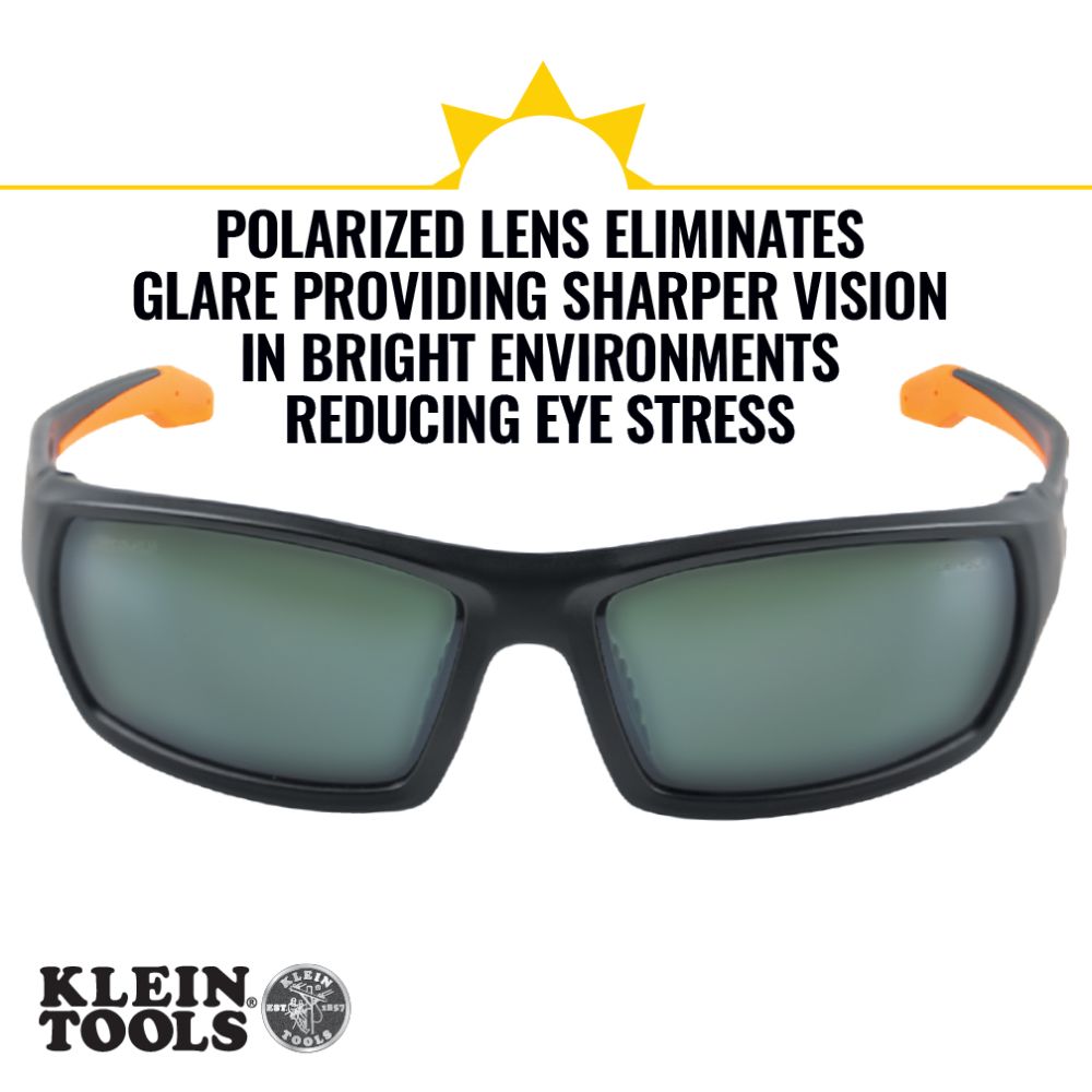 Klein 60539 Professional Safety Glasses, Full Frame, Polarized Lens - 2