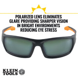 Klein 60539 Professional Safety Glasses, Full Frame, Polarized Lens - 2