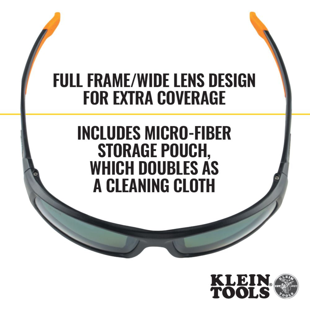 Klein 60539 Professional Safety Glasses, Full Frame, Polarized Lens - 4