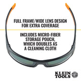 Klein 60539 Professional Safety Glasses, Full Frame, Polarized Lens - 4