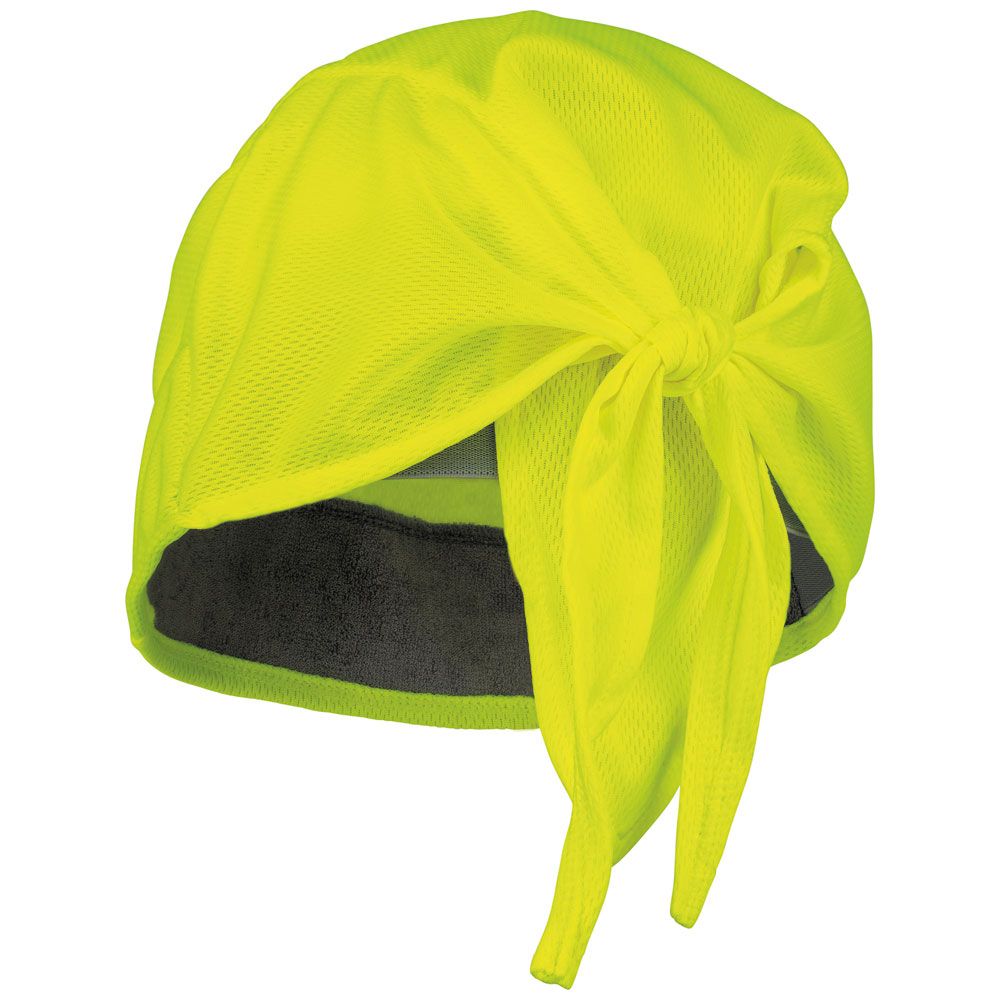 Klein 60546 Cooling Do Rag, High-Visibility Yellow, 2-Pack - 3