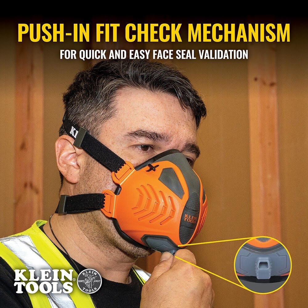 Klein 60552 P100 Half-Mask Respirator, M/L - 9