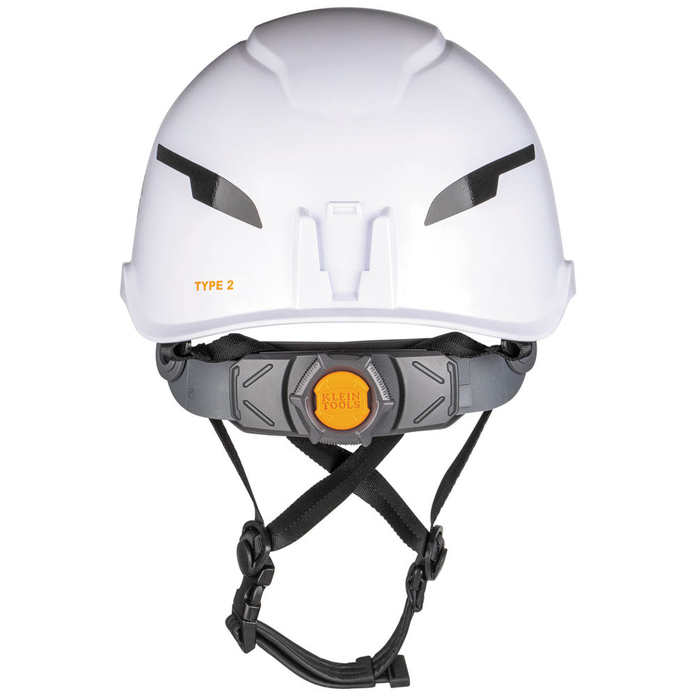 Klein 60564 Safety Helmet, Type-2, Non-Vented Class E, White - 5