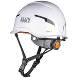 Klein 60564 Safety Helmet, Type-2, Non-Vented Class E, White - 6