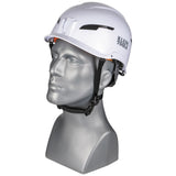 Klein 60564 Safety Helmet, Type-2, Non-Vented Class E, White - 9