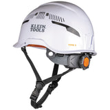 Klein 60565 Safety Helmet, Type-2, Vented Class C, White - 6