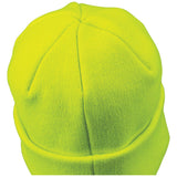 Klein 60568 Heavy Knit Hat, High-Visibility Yellow, Patch Logo - 3