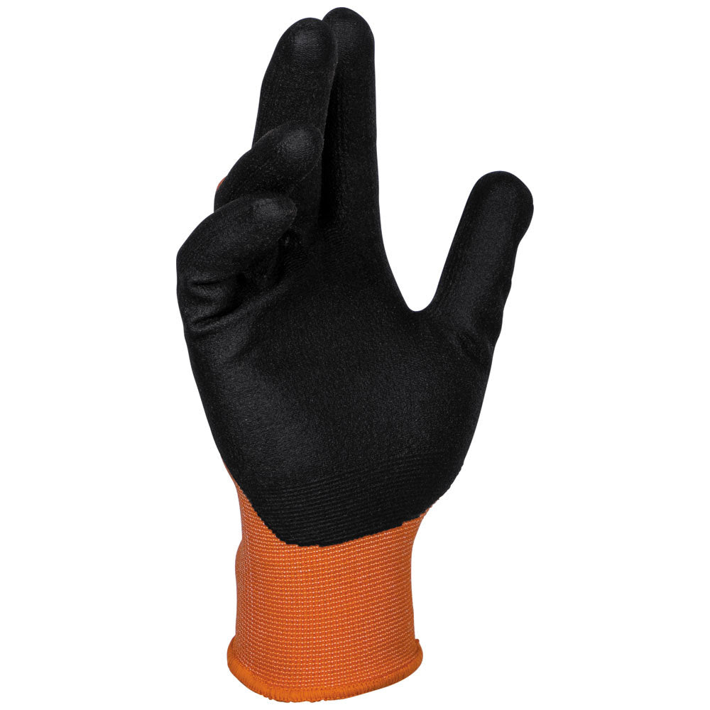 Klein 60579 Knit Dipped Gloves, Cut Level A1, Touchscreen, Small, 2-Pair - 3